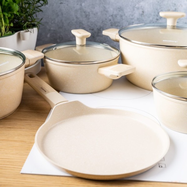 Набір посуду KLAUSBERG KB-7833 з антипригарним покриттям Magnum, 12 предметів