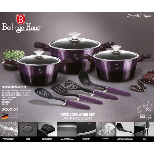 Zestaw garnków Berlinger haus BH-7141 (10 elementów)