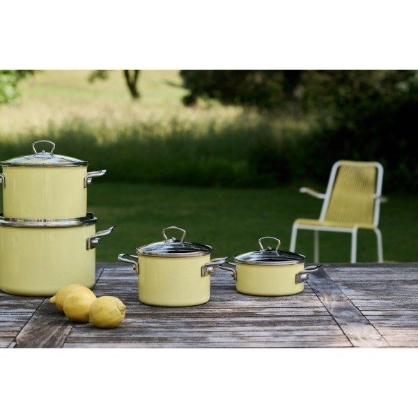 Zestaw garnków Riess 5cz. Lemon (5 części)