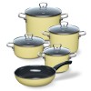 Zestaw garnków Riess 5cz. Lemon (5 części)
