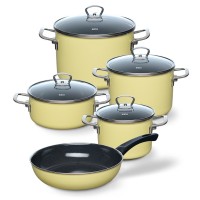 Riess - Набір посуду з 5 предметів, лимонний