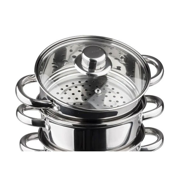 Garnki do gotowania na parze Kinghoff KH-3320 (5 elementów, 24 cm)