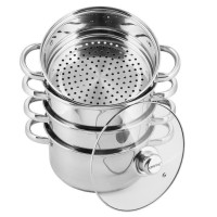 Garnki do gotowania na parze Kinghoff KH-3320 (5 elementów, 24 cm)