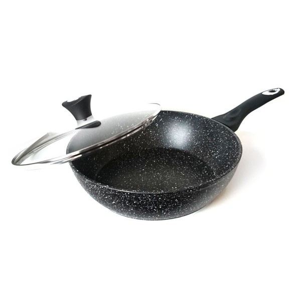 ГРАНІТНІ ГОРЩИКИ ЗОЛОТОГО МАРМО, 12 ШТУК, KLAUSBERG KB-7201