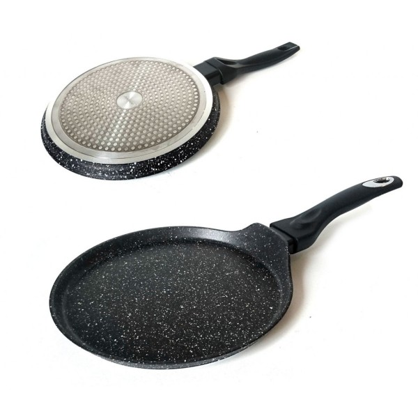 ГРАНІТНІ ГОРЩИКИ ЗОЛОТОГО МАРМО, 12 ШТУК, KLAUSBERG KB-7201