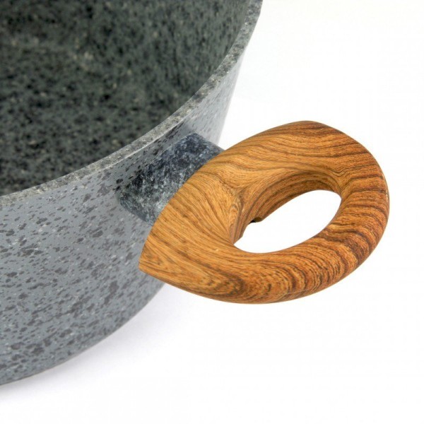 ГРАНІТНІ ГОРЩИКИ WOOD LINE 12 ЕЛЕМЕНТІВ KLAUSBERG KB-7242