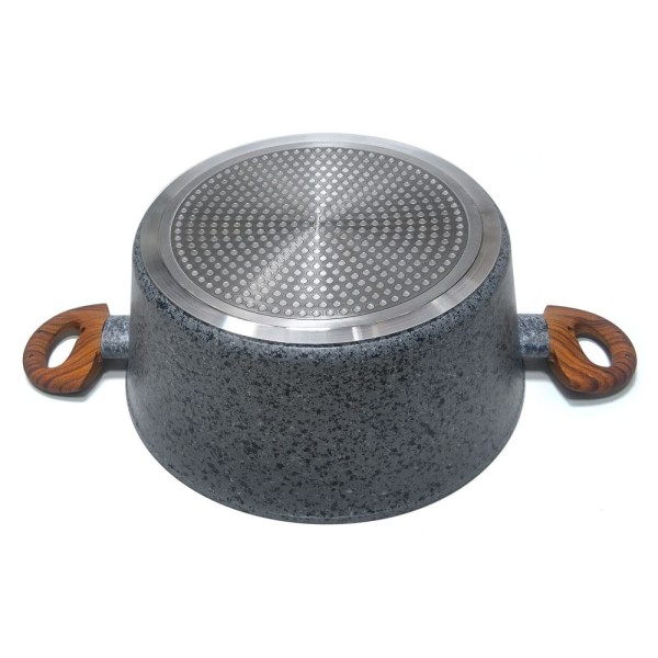 ГРАНІТНІ ГОРЩИКИ WOOD LINE 12 ЕЛЕМЕНТІВ KLAUSBERG KB-7242