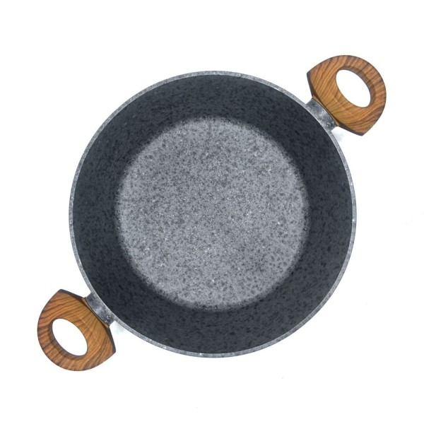 ГРАНІТНІ ГОРЩИКИ WOOD LINE 12 ЕЛЕМЕНТІВ KLAUSBERG KB-7242