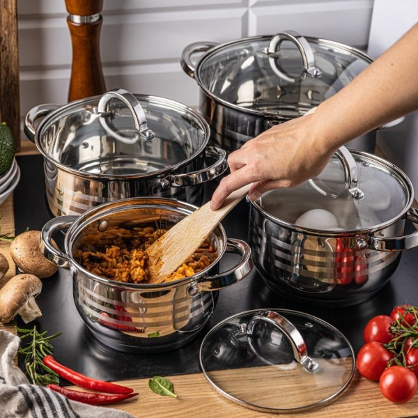 Zestaw garnków Klausberg KB-7694 (8 elementów)