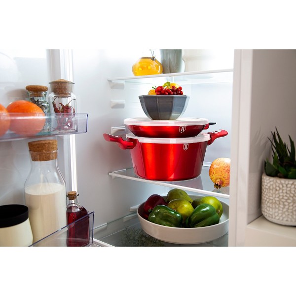 Zestaw garnków i patelni Berlinger haus BH-7057 (burgundy)