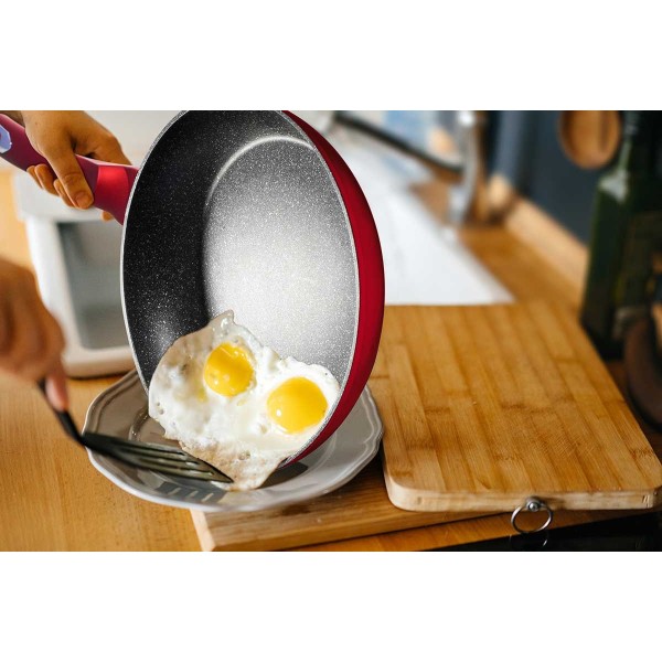 Zestaw garnków i patelni Berlinger haus BH-7057 (burgundy)