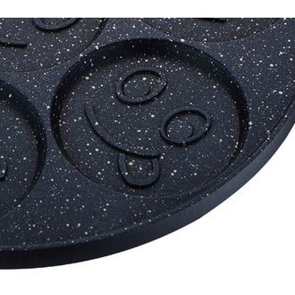 Сковорода для млинців 26 см BRUNBESTE 7 смайликів BB-1958