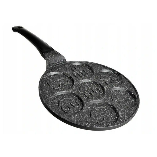 Сковорода для млинців 26 см BRUNBESTE 7 смайликів BB-1958