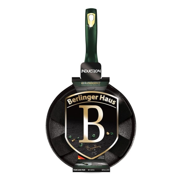 Форма для млинців 25 см BERLINGER HAUS METALLIC LINE EMERALD BH-6054