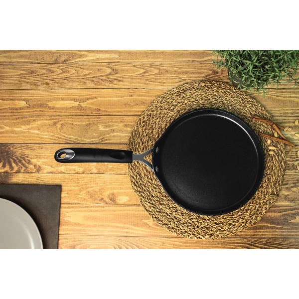 Форма для млинців 25 см титанова BERLINGER HAUS BLACK PROFESSIONAL LINE BH-6128
