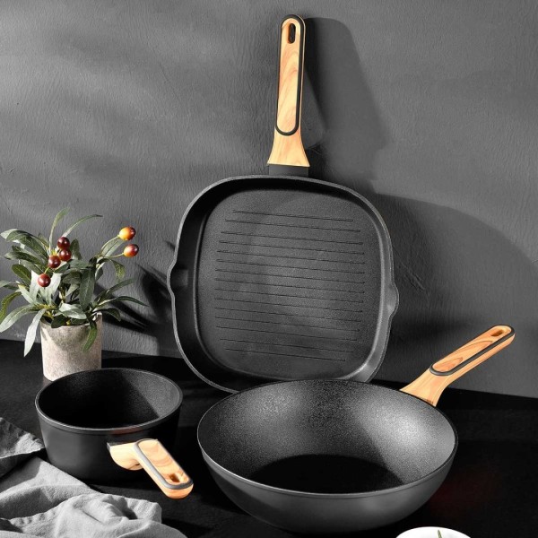 Patelnia grillowa Bergner BG-56041 (28 cm)