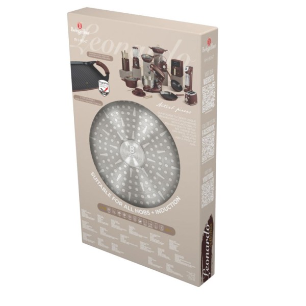 ТИТАНОВА ПЛАТА ДЛЯ ГРИЛЯ 47 см BERLINGER HAUS BH-8047 LEONARDO