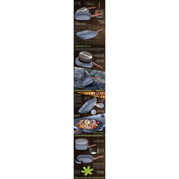 Сковорода-гриль BERLINGER HAUS FOREST LINE 28 см BH-1208