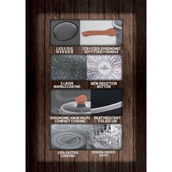 Сковорода-гриль BERLINGER HAUS FOREST LINE 28 см BH-1208