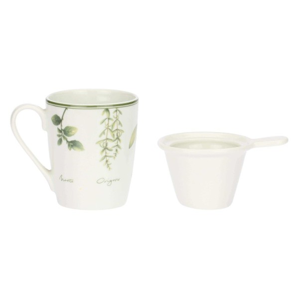 LA PORCELLANA BIANCA COLTIVIA Чаша для настою з кришкою 350 мл