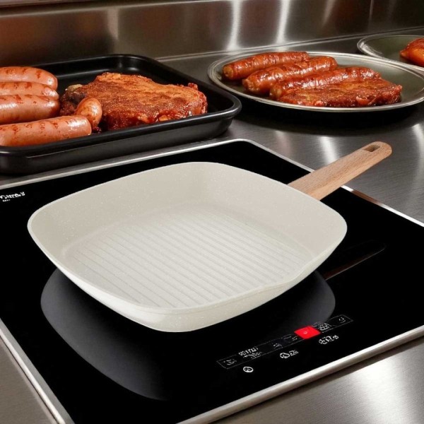 Patelnia grillowa Bergner BG-34743 (28 cm)