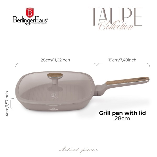 Patelnia grillowa Berlinger haus BH-8336 (28 cm)