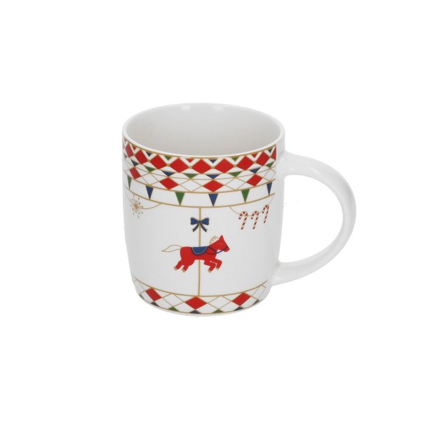kubek Rose&Tulipani XMAS CAROUSEL (370 ml)