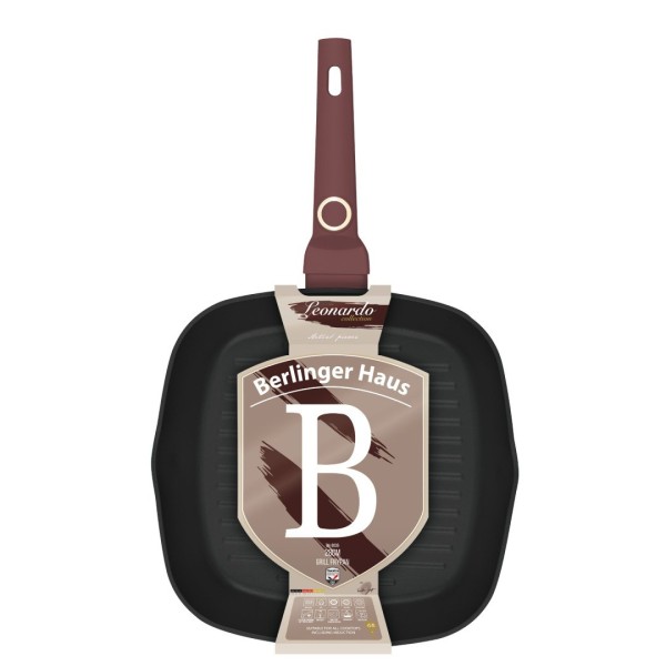 Сковорода-гриль 28 см BerlingerHaus Leonardo BH-8036