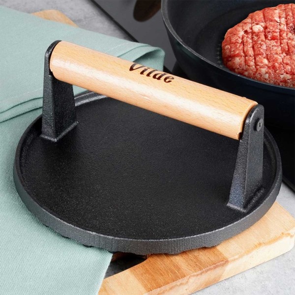 Praska do grillowania mięsa VILDE 259702 (żeliwna)