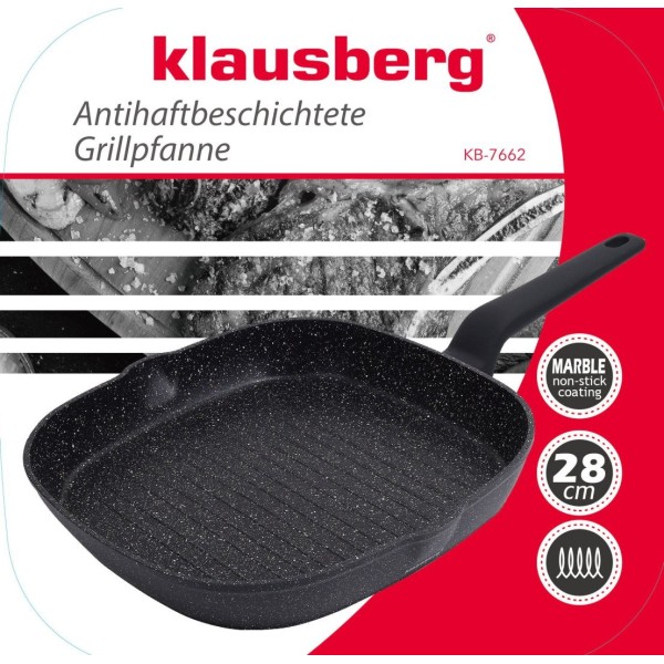 Patelnia grillowa Klausberg KB-7662 (28 cm)