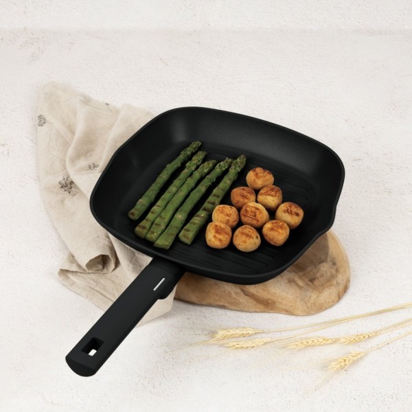 Сковорода-гриль 28 см BerlingerHaus матово-чорна BH-8183