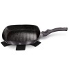 Сковорода-гриль з гранітним покриттям 28x28 см BERLINGER HAUS Carbon Pro BH-6901