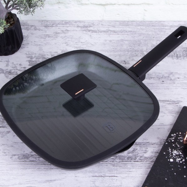 Сковорода-гриль BerlingerHaus Monaco/Black Rose Collection BH-7093