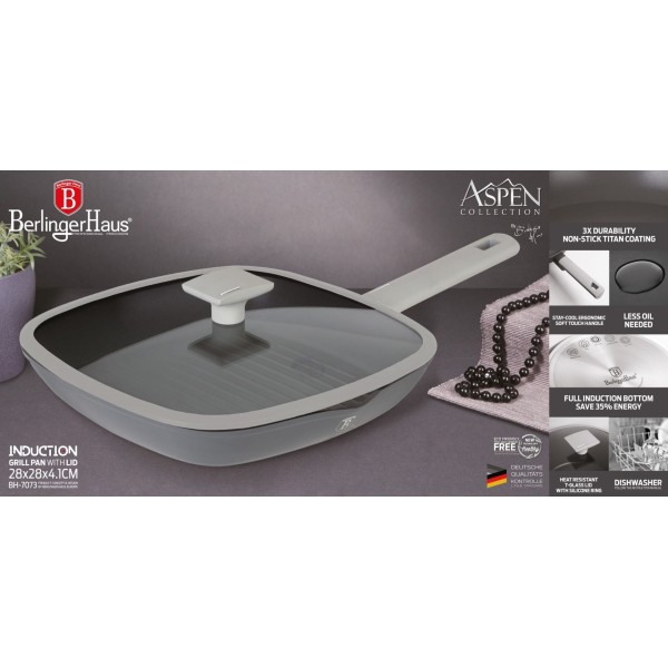 Patelnia grillowa Berlinger haus ASPEN BH-7073 (28×28 cm)