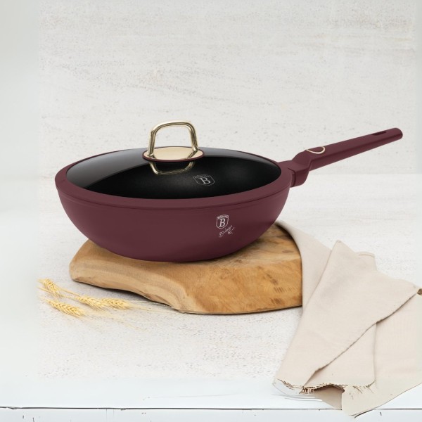 Patelnia wok Berlinger haus Leonartdo BH-8034 (28 cm)