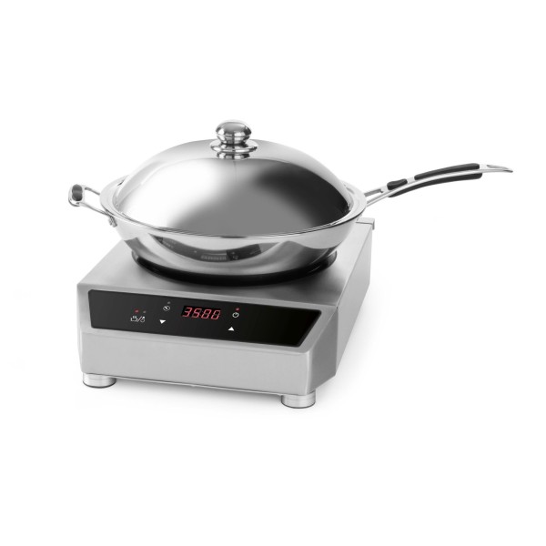 Індукційна сковорода-вок для індукційного воку 36 см - Hendi 239773