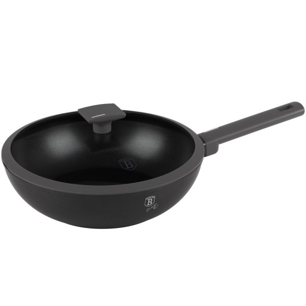 Patelnia wok z pokrywką Berlinger haus BH-8124 (28 cm)