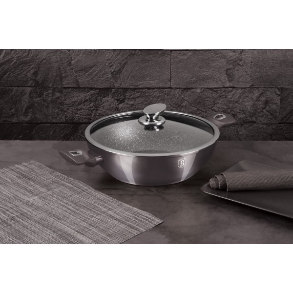 ВОК З ГРАНІТНИМ ПОКРИТТЯМ 30 СМ 4 Л BERLINGER HAUS CARBON PRO BH-7111