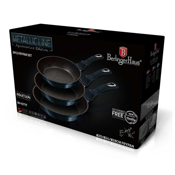 Zestaw patelni Berlinger haus BH-6177 (20/24/28 cm)