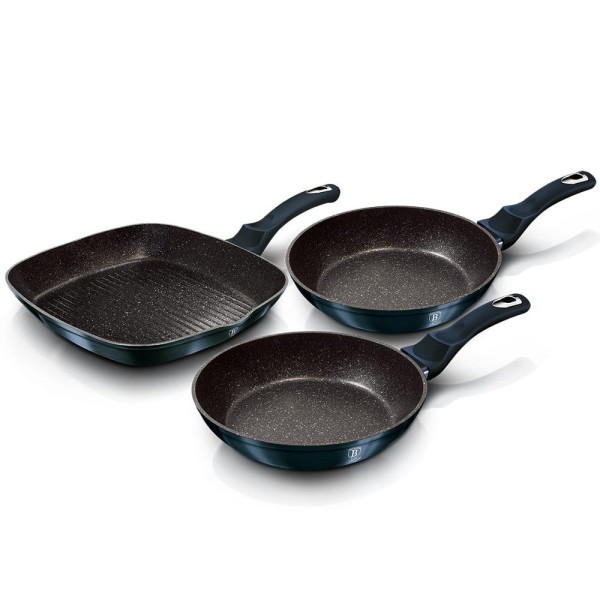 Zestaw patelni Berlinger haus BH-6140 (3 szt., 20/24/28 cm)