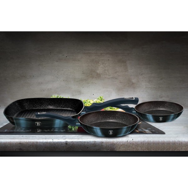 Zestaw patelni Berlinger haus BH-6140 (3 szt., 20/24/28 cm)