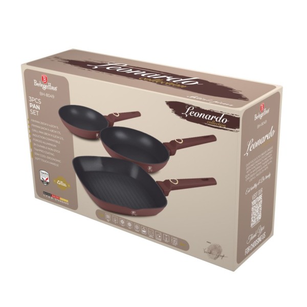 Zestaw patelni Berlinger haus BH-8049 (3 szt.)