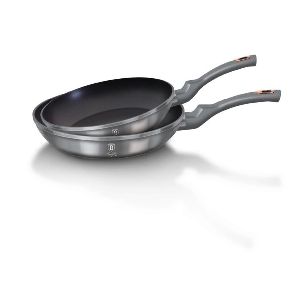 НАБІР З 3 ГРАНІТНИХ СКОВОРОДИН 20/24/28 СМ BERLINGER HAUS MOONLIGHT BH-6169