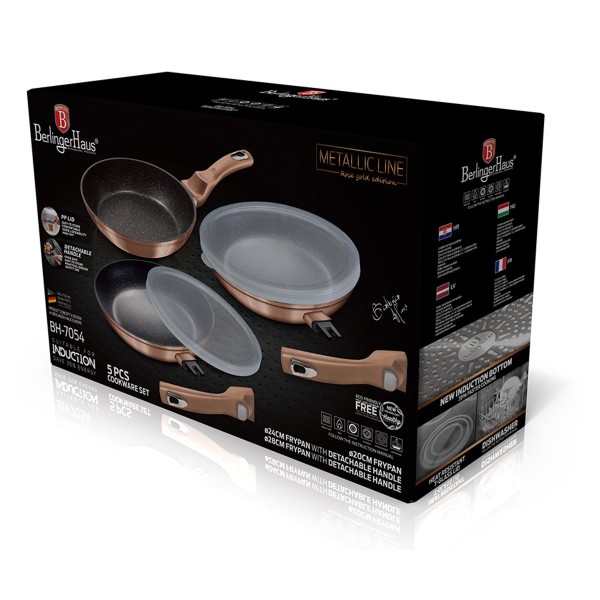 Zestaw patelni Berlinger haus BH-7054 (3 sztuki)