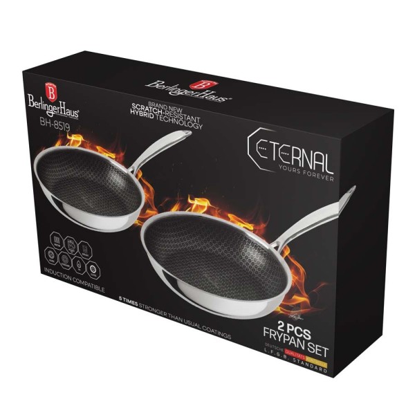 Набір сковорідок Berlinger Haus Eternal Collection BH-8519 на 2 сковорідки
