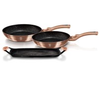Zestaw patelni Berlinger haus BH-1669 (metallic rose gold)