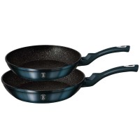 НАБІР ГРАНІТНИХ СКОВОРОДИН 22/26 см BERLINGER HAUS AQUAMARINE BH-1883