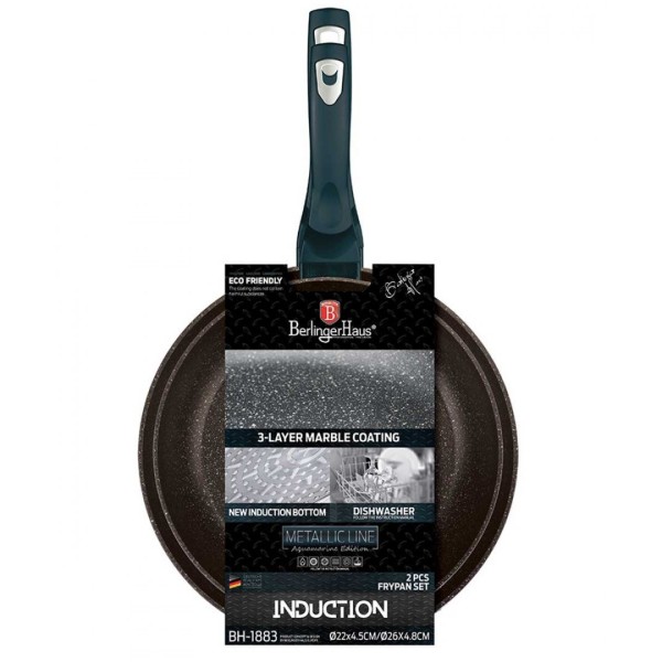 Zestaw patelni Berlinger haus BH-1883 (22/26 cm)