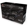 НАБІР ГРАНІТНИХ СКОВОРОДИН 20, 24, 28 см BERLINGER HAUS METALLIC LINE CARBON PRO BH-6904