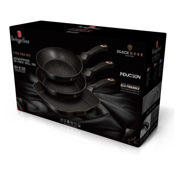 Zestaw patelni Berlinger haus BH-6156 (3 elementy: 20/24/28 cm)